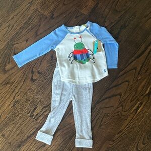 Joules Blue and Gray Kids Matching Set